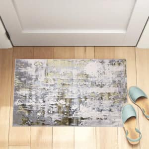 Abstract Rugs - Ochre, 60 x 110 cm
