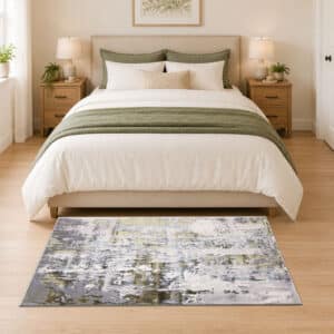 Abstract Rugs - Ochre, 80 x 150 cm