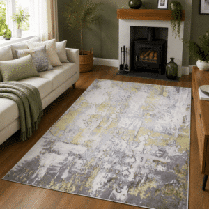 Abstract Rugs - Ochre, 120 x 170 cm