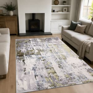 Abstract Rugs - Ochre, 200 x 290 cm