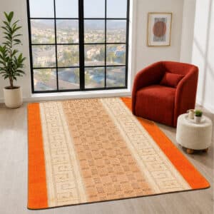 Nada Rugs - Orange, 120 x 150 cm