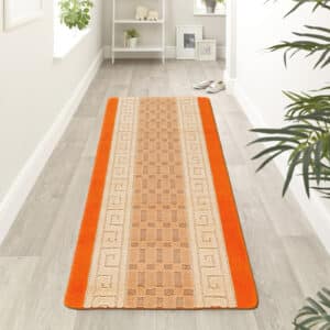 Nada Rugs - Orange, 60 x 220 cm