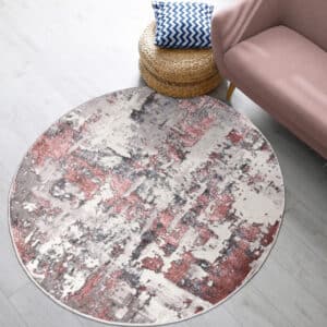 Abstract Rugs - Pink, 120 x 120 cm