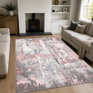 Abstract Rugs - Pink, 200 x 290 cm