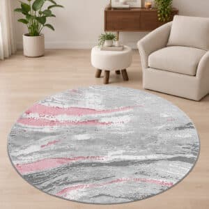 Jeze Rugs Renoazul - Pink, 120 x 120 cm