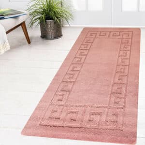 Rocco Rugs - Pink, 80 x 300 cm