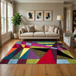 Multi Color Rugs - Polygon, 160 x 230 cm