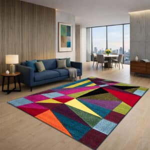 Multi Color Rugs - Polygon, 200 x 290 cm