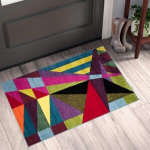 Multi Color Rugs - Polygon, 60 x 110 cm