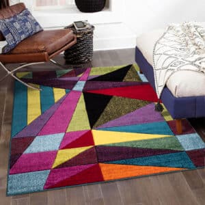 Multi Color Rugs - Polygon, 120 x 170 cm