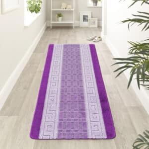 Nada Rugs - Purple, 60 x 220 cm