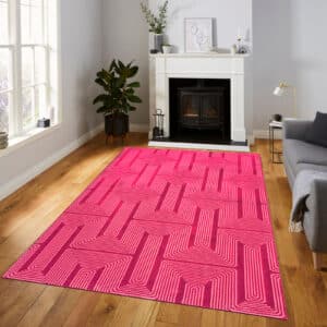 Luna Rugs - Red, 240 x 320 cm