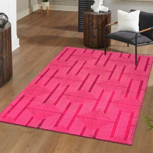 Luna Rugs - Red, 120 x 170 cm