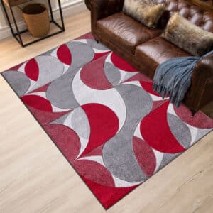 Kenzo Rugs - Red, 120 x 170 cm