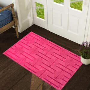 Luna Rugs - Red, 60 x 110 cm