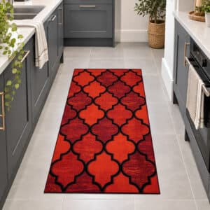 Ouranos Rugs - Red, 80 x 150 cm