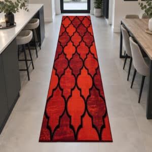 Ouranos Rugs - Red, 80 x 300 cm