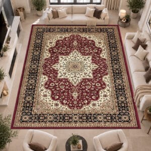 Rome Rugs Renoazul - Red, 280 x 380 cm