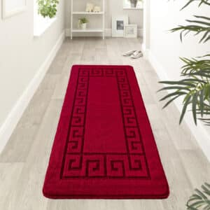 Rocco Rugs - Red, 60 x 220 cm