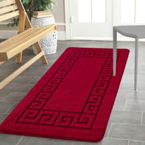 Rocco Rugs - Red, 80 x 150 cm