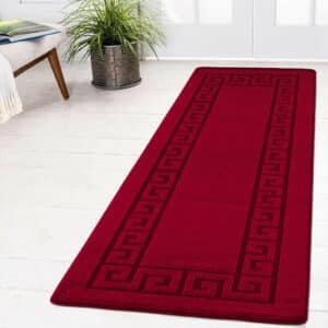 Rocco Rugs - Red, 80 x 300 cm