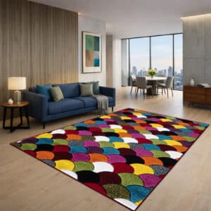 Multi Color Rugs - Scales, 200 x 290 cm