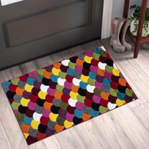 Multi Color Rugs - Scales, 60 x 110 cm