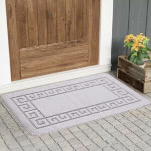 Rocco Rugs - Silver, 50 x 80 cm