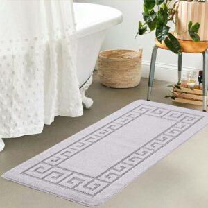 Rocco Rugs - Silver, 60 x 110 cm