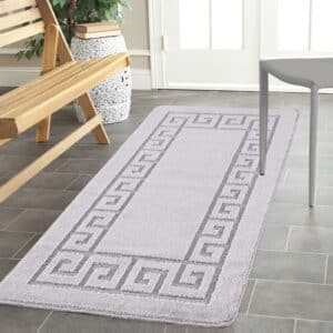Rocco Rugs - Silver, 80 x 150 cm