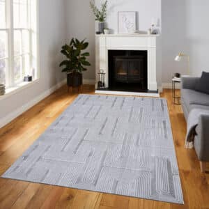 Luna Rugs - Silver, 240 x 320 cm