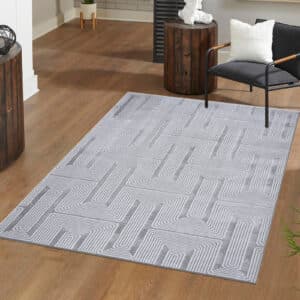 Luna Rugs - Silver, 120 x 170 cm