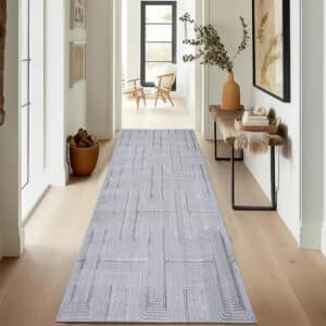 Luna Rugs - Silver, 60 x 300 cm