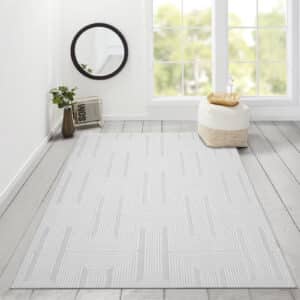Luna Rugs - White, 200 x 290 cm