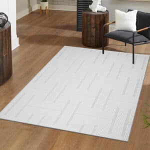 Luna Rugs - White, 120 x 170 cm