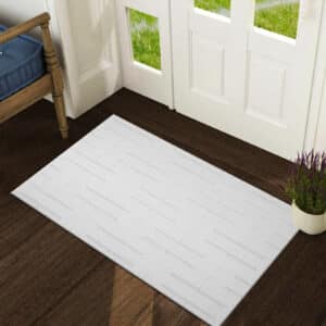 Luna Rugs - White, 60 x 110 cm