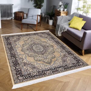 Isfahan Rugs - Beige, 200 x 290 cm
