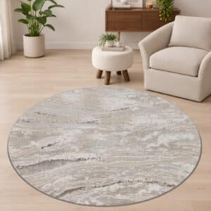 Jeze Rugs Renoazul - Beige, 120 x 120 cm
