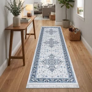 Crystal Rugs - Blue, 80 x 300 cm