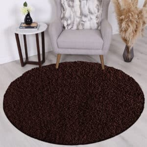 Verona Rugs - Brown, 120 x 120 cm