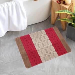 Nada Rugs - Brown & Red, 40 x 60 cm