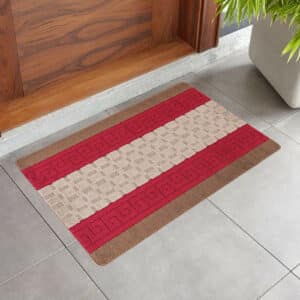 Nada Rugs - Brown & Red, 50 x 80 cm