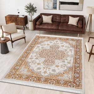Crystal Rugs - Gold, 200 x 290 cm