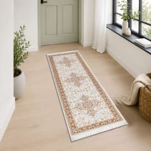 Crystal Rugs - Gold, 60 x 220 cm