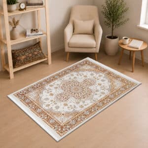 Crystal Rugs - Gold, 80 x 150 cm