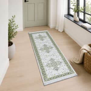 Crystal Rugs - Green, 60 x 220 cm