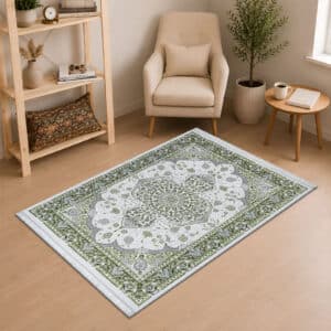 Crystal Rugs - Green, 80 x 150 cm