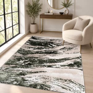 Jeze Rugs Renoazul - Green, 120 x 170 cm
