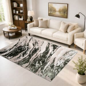 Jeze Rugs Renoazul - Green, 160 x 230 cm