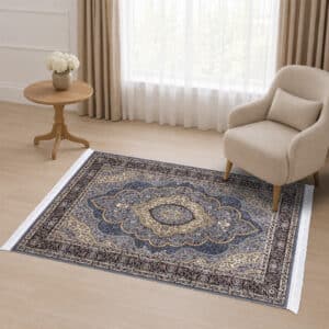 Isfahan Rugs - Grey, 80 x 150 cm